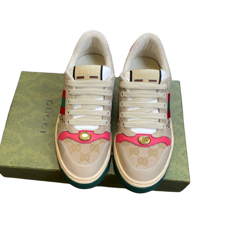 GUCCI Men's Multicolor GG Supreme Sneakers