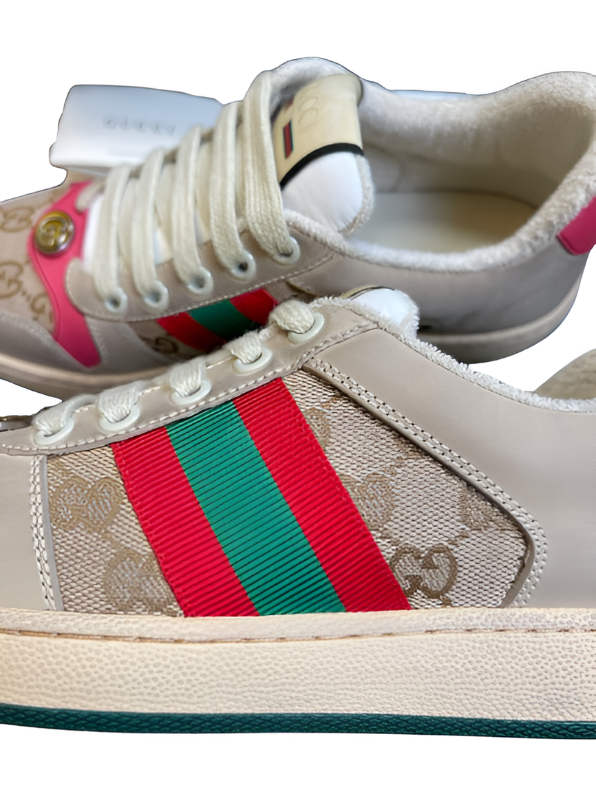 GUCCI Men's Multicolor GG Supreme Sneakers