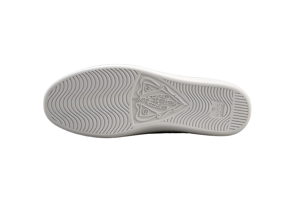 GUCCI Men's Embossed Leather Sneakers