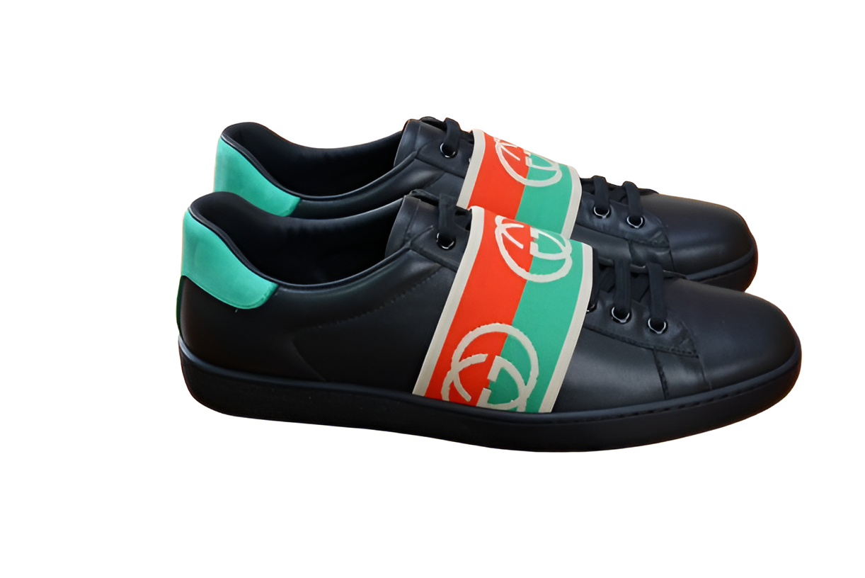 GUCCI Men's GG Stripe Sneakers