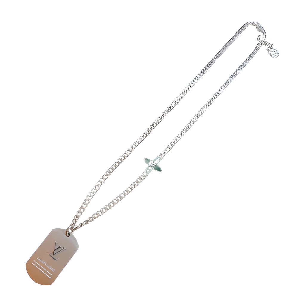 LV Men's Dog Tag Necklace