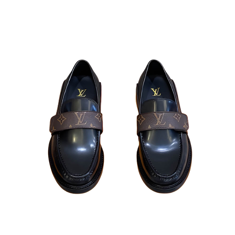 Louis Vuitton LV Monogram Strap Men's Loafers