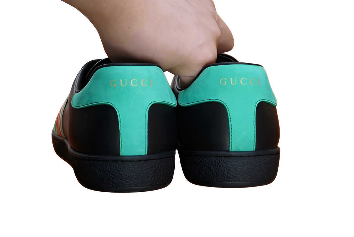 GUCCI Men's GG Stripe Sneakers