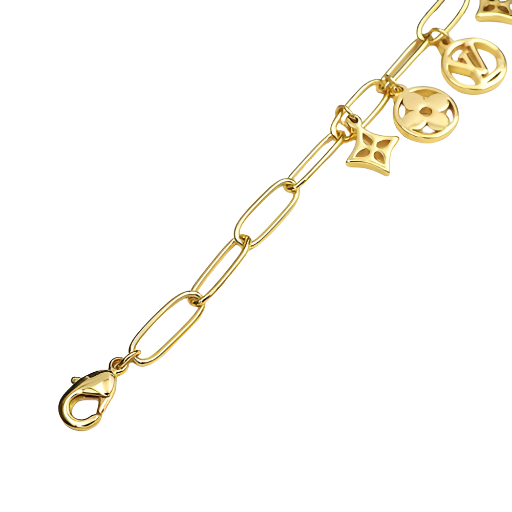 Louis Vuitton Gold Charm Bracelet