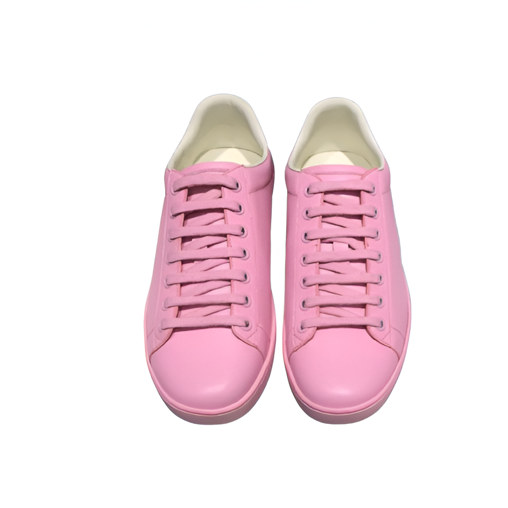 GUCCI Women's Pink Leather Sneakers