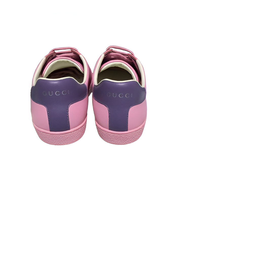 GUCCI Women's Pink Leather Sneakers