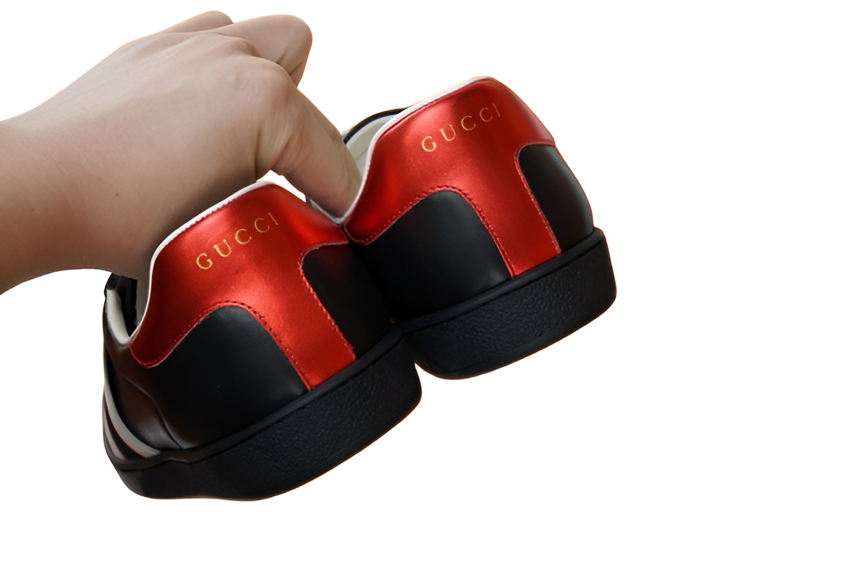 GUCCI Men's Logo Strap Sneakers