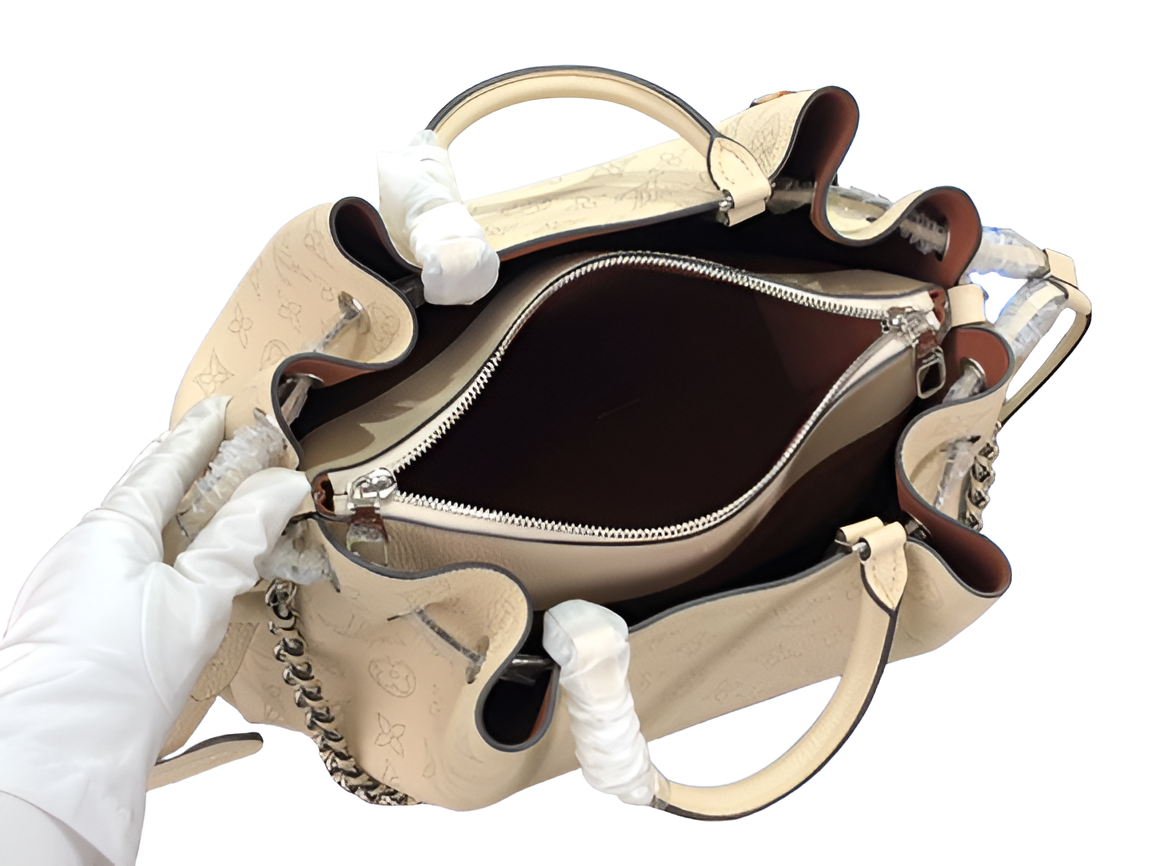 Louis Vuitton cream monogram shoulder bag