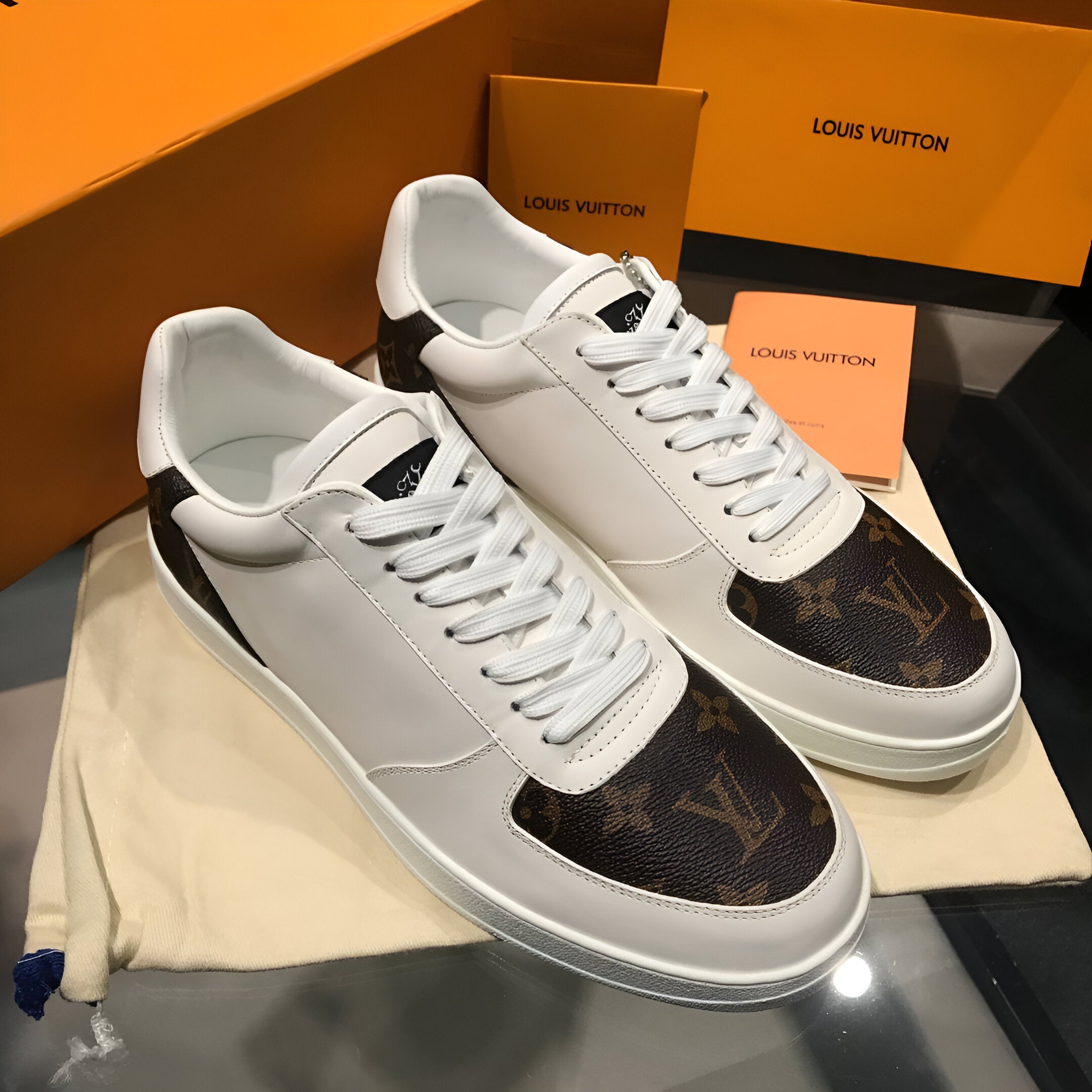 Louis Vuitton LV Monogram Accent Men's Sneakers