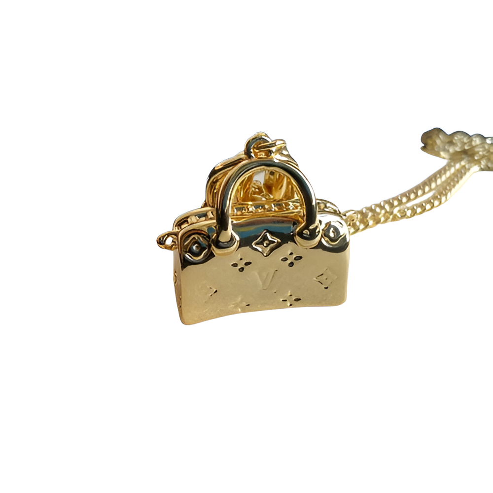 LV Bag Charm Necklace