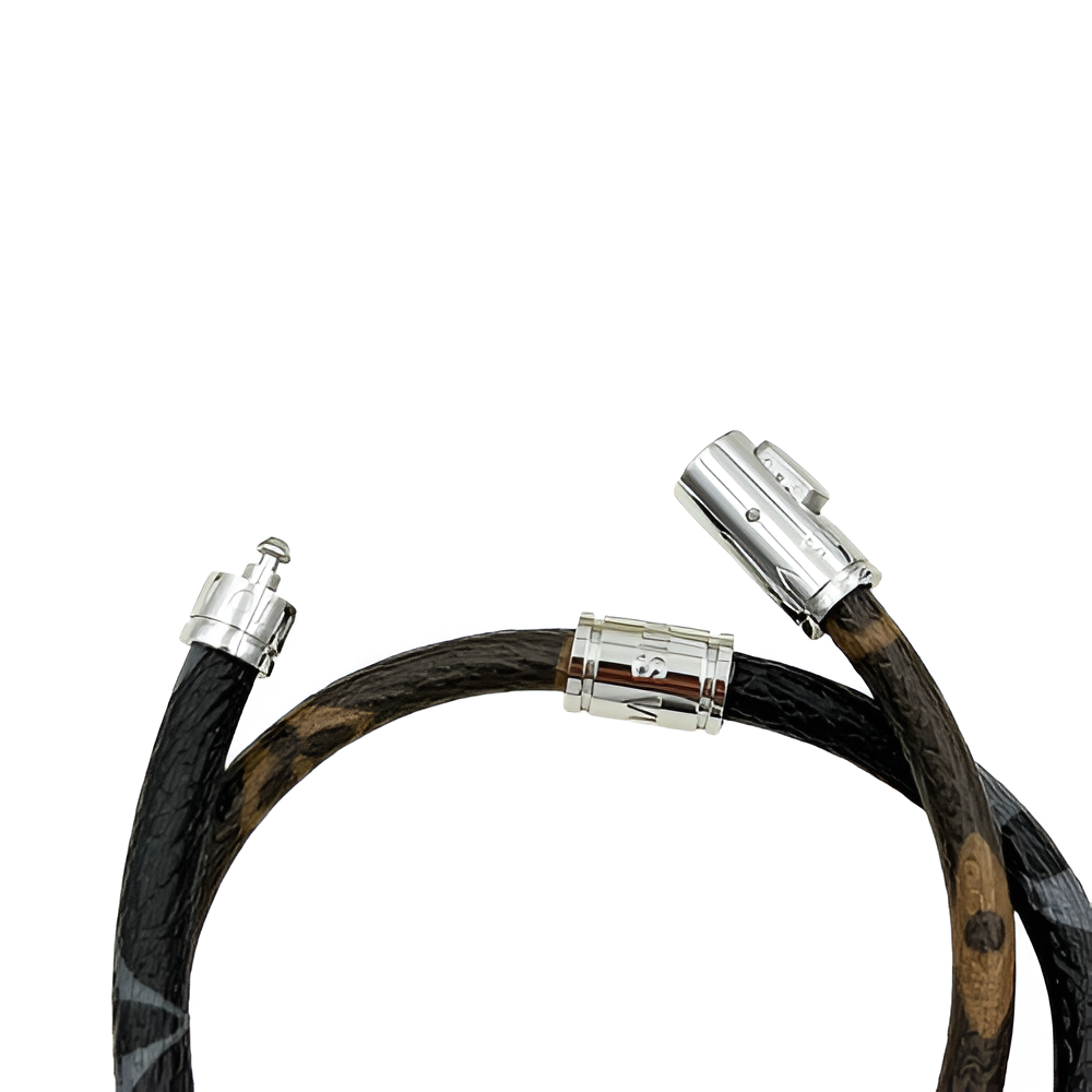 Louis Vuitton Leather Double Wrap Bracelet