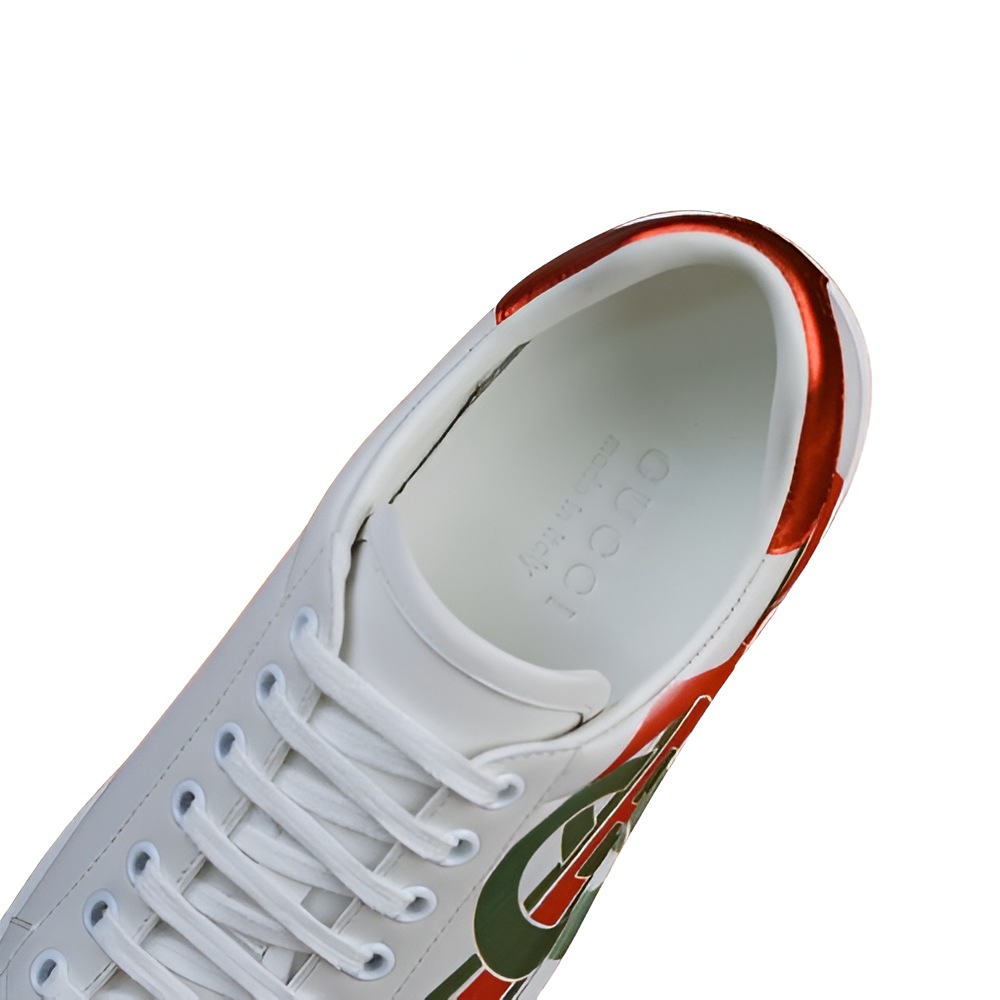 GUCCI Men's White Logo Sneakers