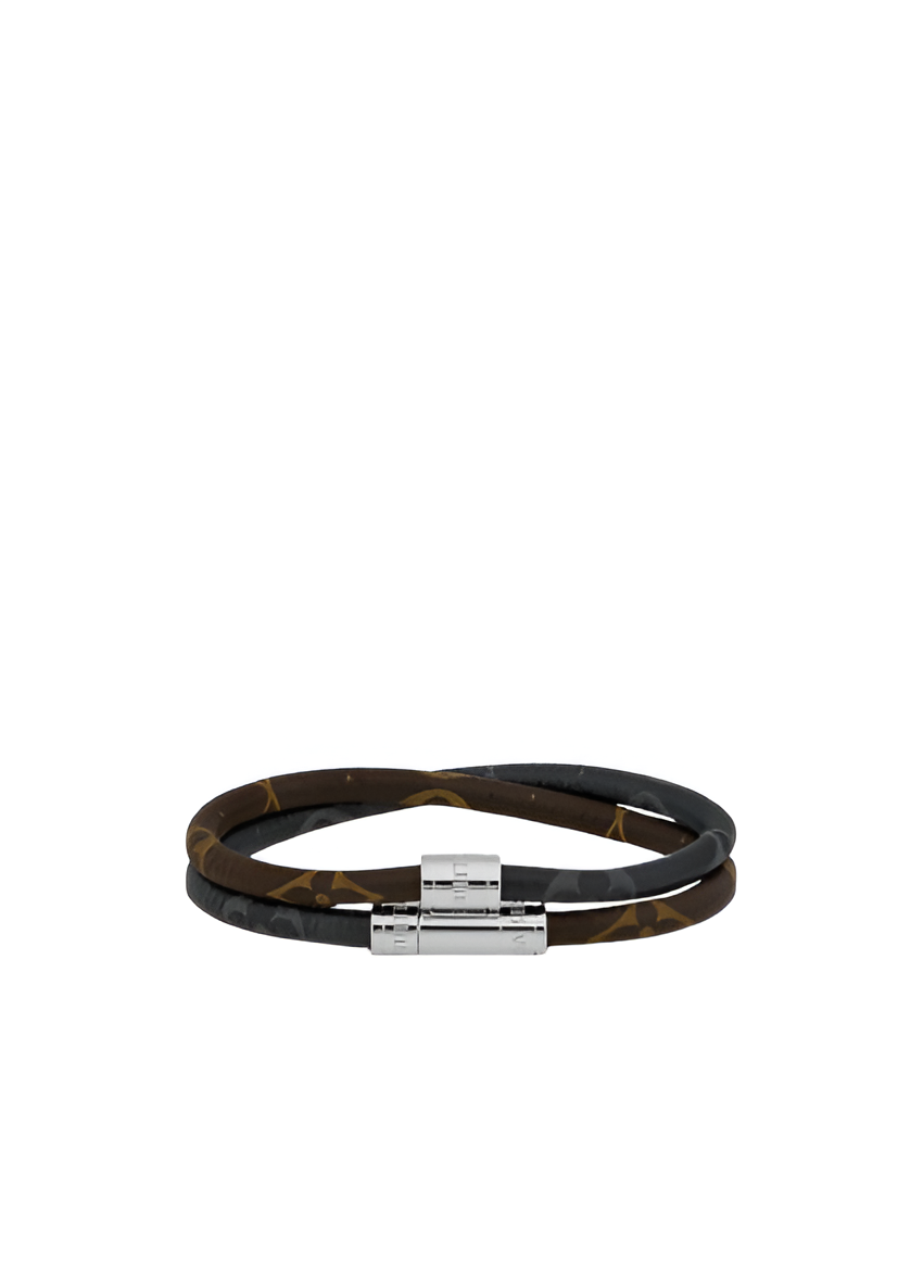 Louis Vuitton Leather Double Wrap Bracelet