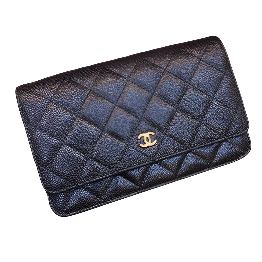 Chanel-Inspired Quilted Leather Clutch