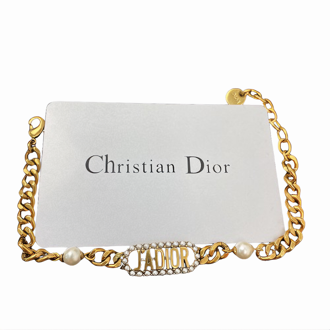 Dior J'ADIOR Pearl & Crystal Gold Bracelet