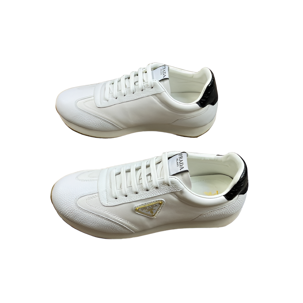 PRADA Men's Classic White Sneakers