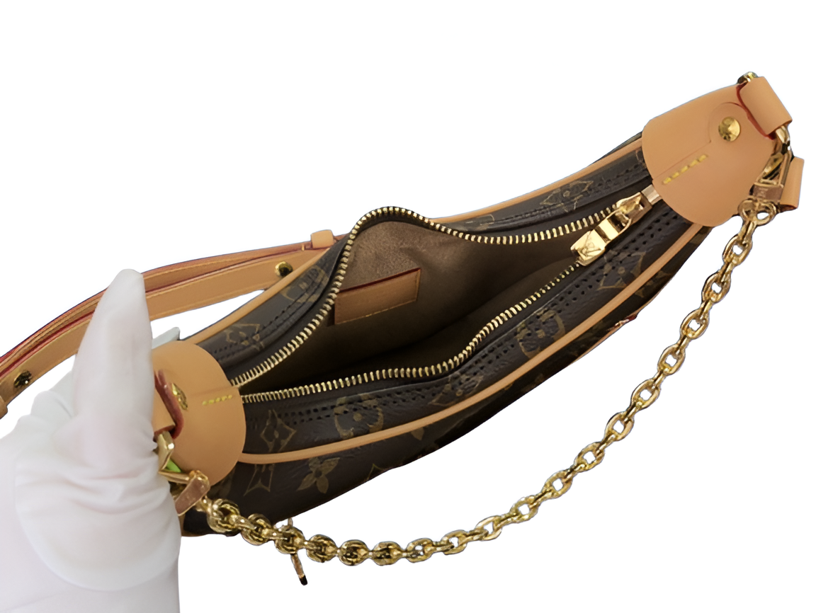 Louis Vuitton crescent-shaped crossbody bag