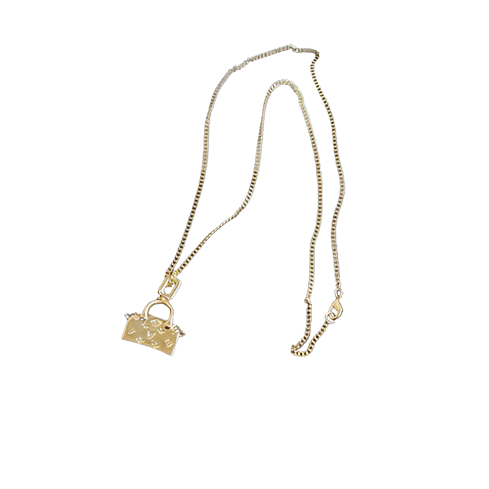 LV Bag Charm Necklace