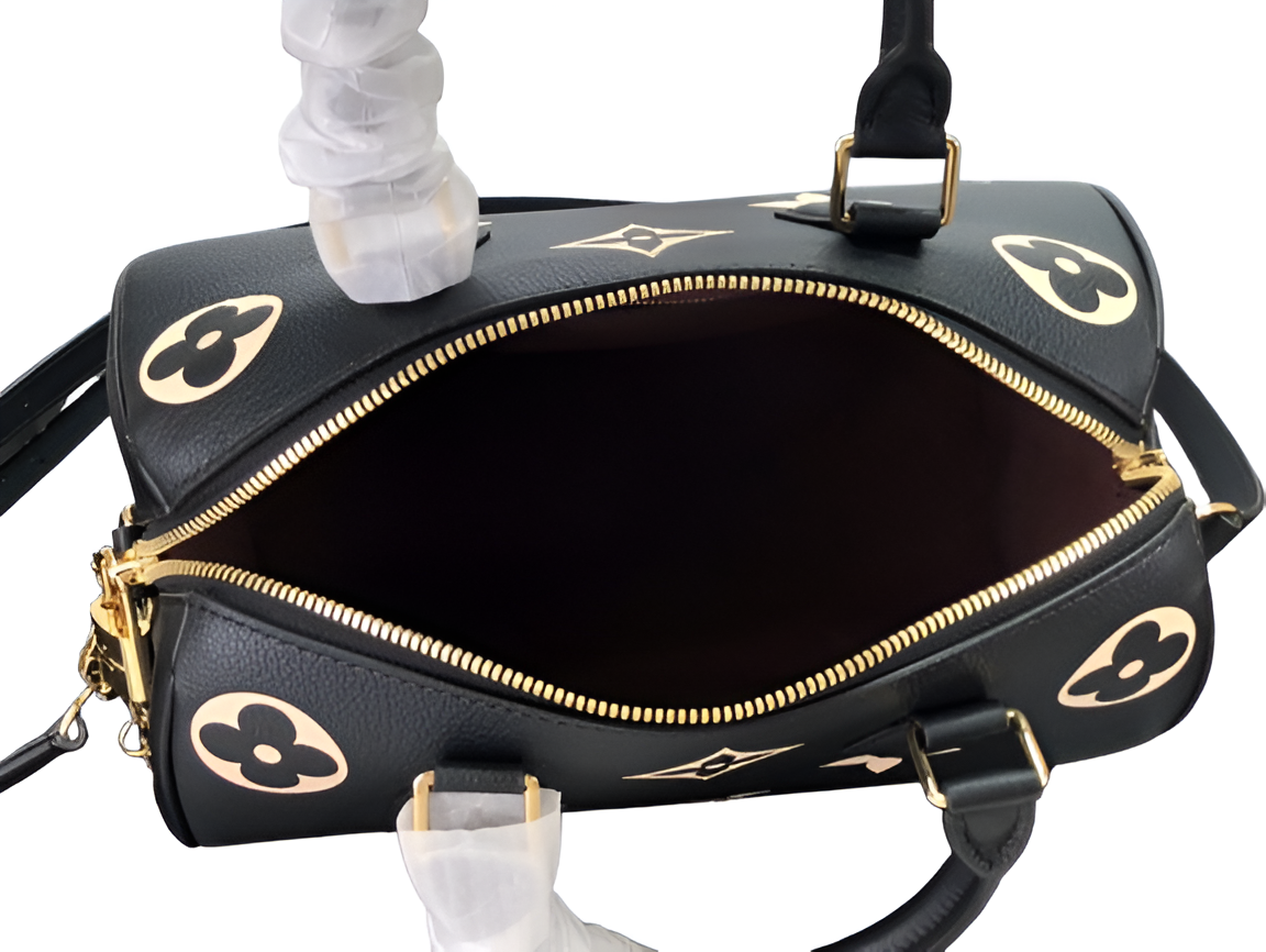 Louis Vuitton black monogram handbag