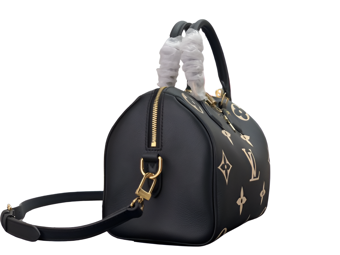 Louis Vuitton black monogram handbag