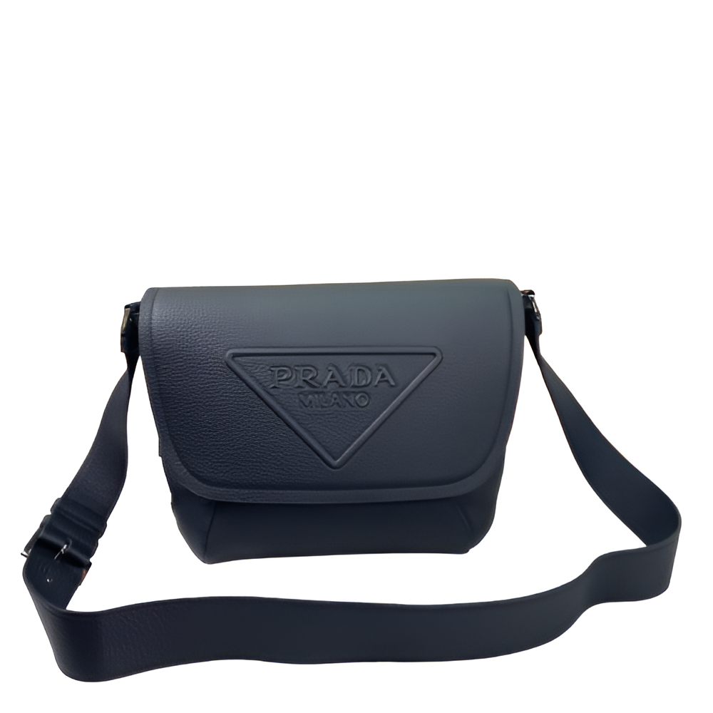 Prada Leather Messenger Bag