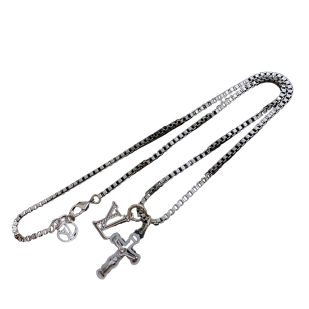 Louis Vuitton Cross Necklace for Men