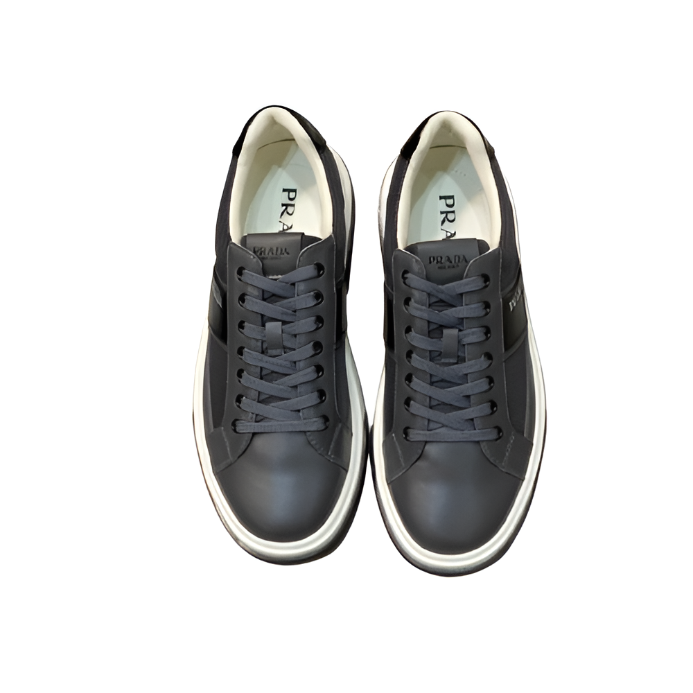PRADA Men's Classic Charcoal Sneakers