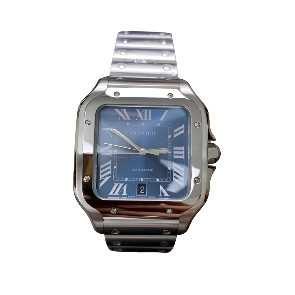 Cartier Santos Blue Dial