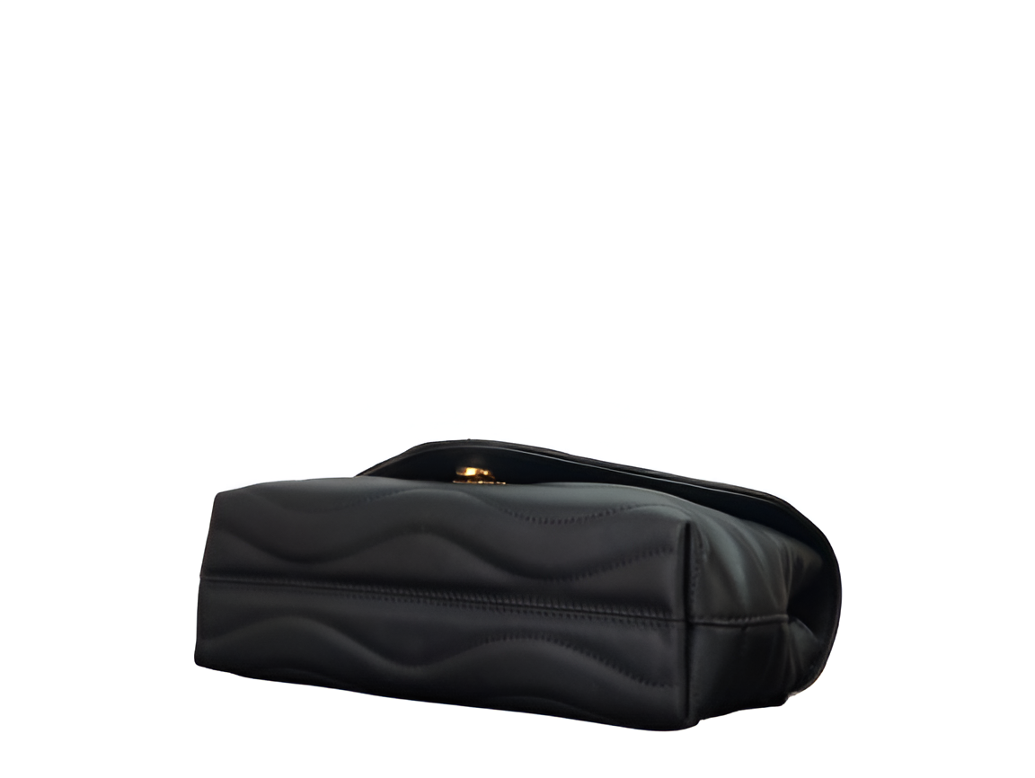 Louis Vuitton black quilted shoulder bag