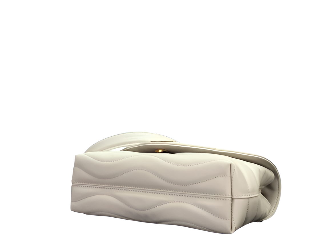 Louis Vuitton white quilted shoulder bag