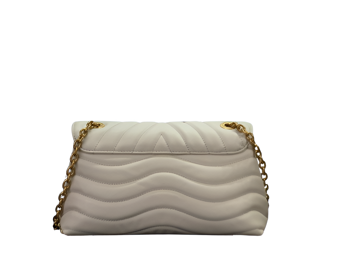 Louis Vuitton white quilted shoulder bag