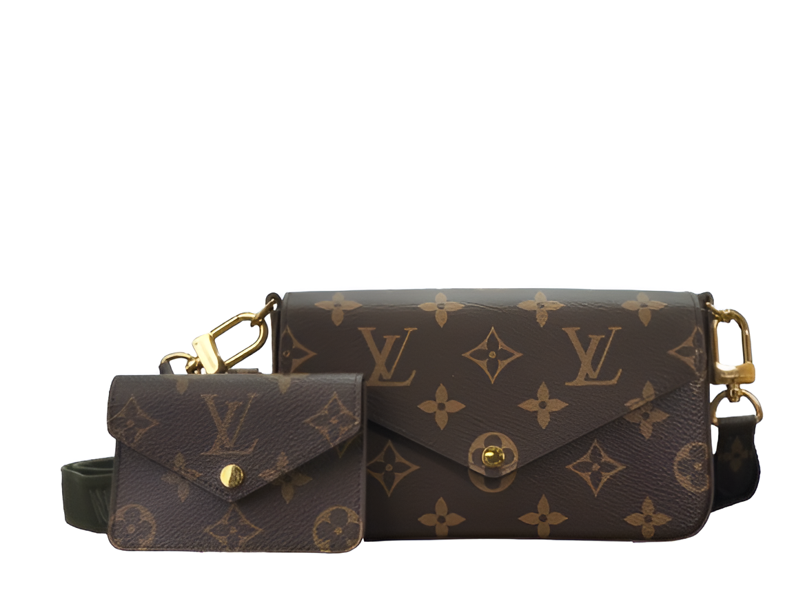 Louis Vuitton monogram wallet-on-chain