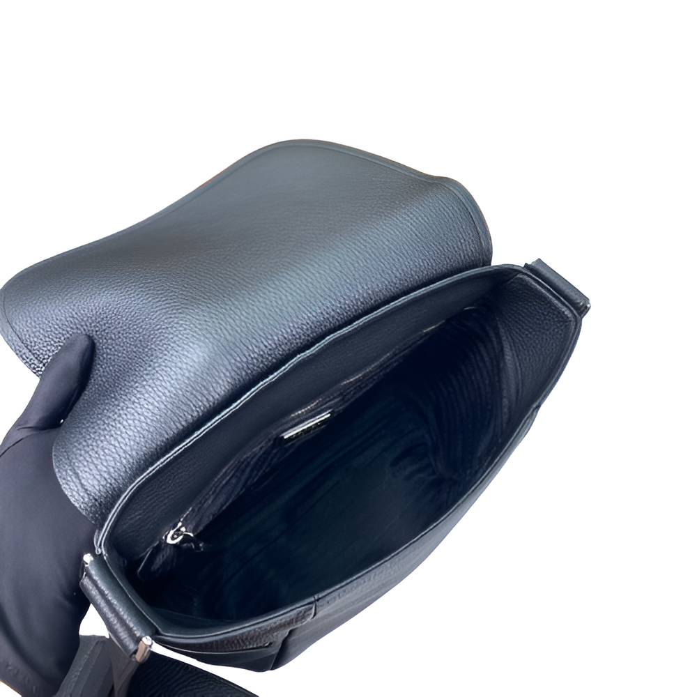 Prada Leather Messenger Bag
