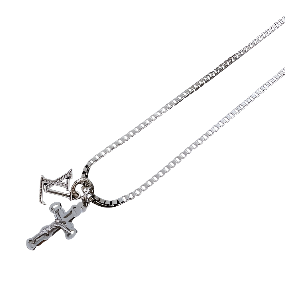 Louis Vuitton Cross Necklace for Men