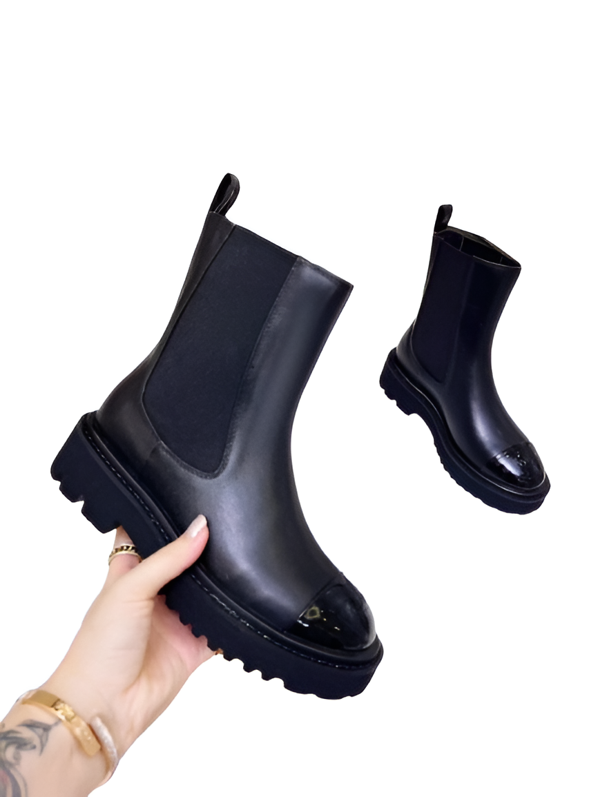 CHANEL Women's Classic Leather Boots