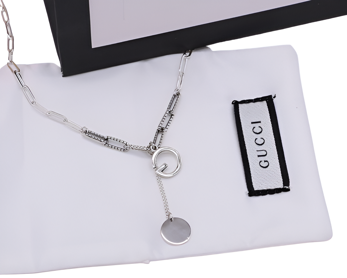 Gucci Silver Link Chain Necklace