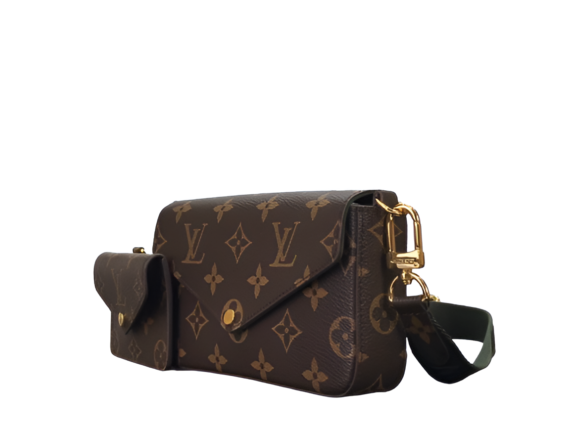 Louis Vuitton monogram wallet-on-chain