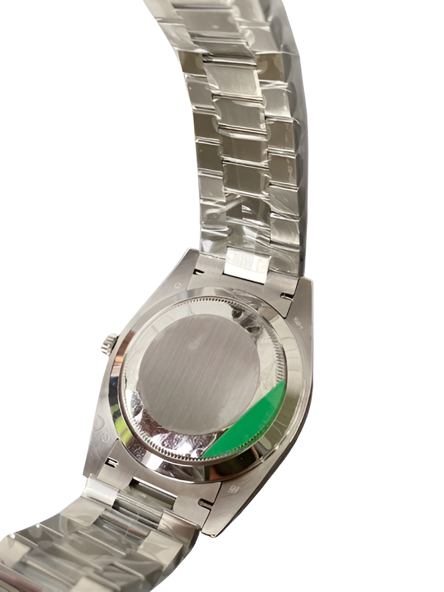 Rolex Day-Date – Black Dial Stainless Steel