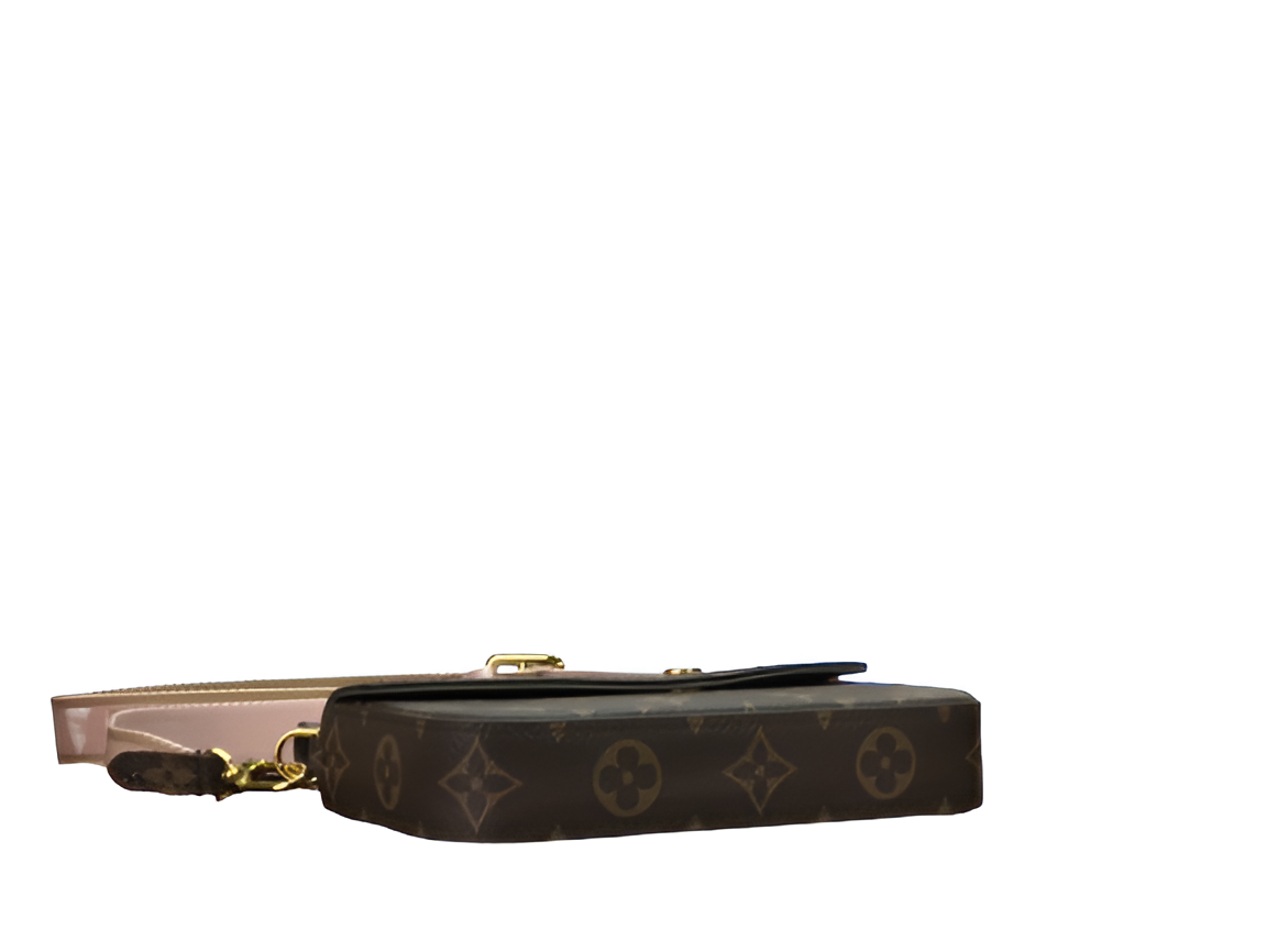 Louis Vuitton monogram wallet-on-chain