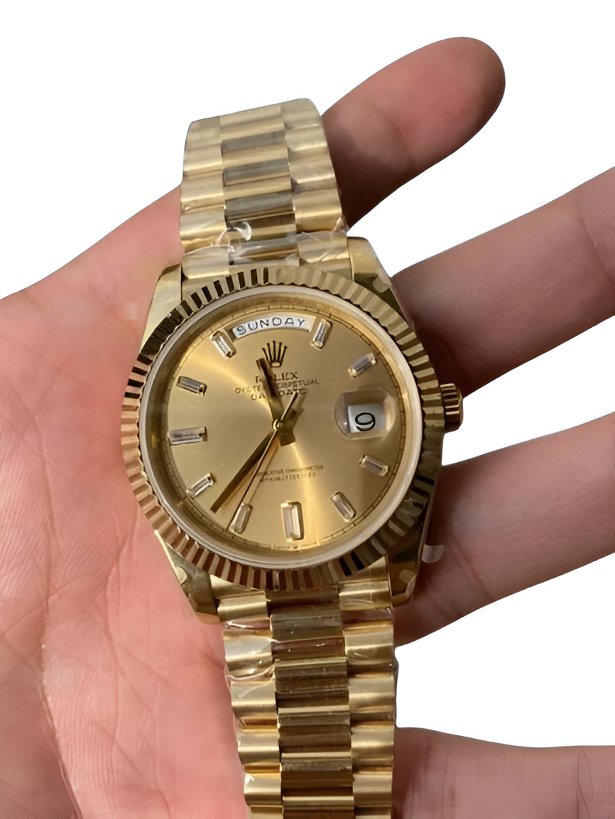 Rolex Day-Date – Gold Dial and Bracelet