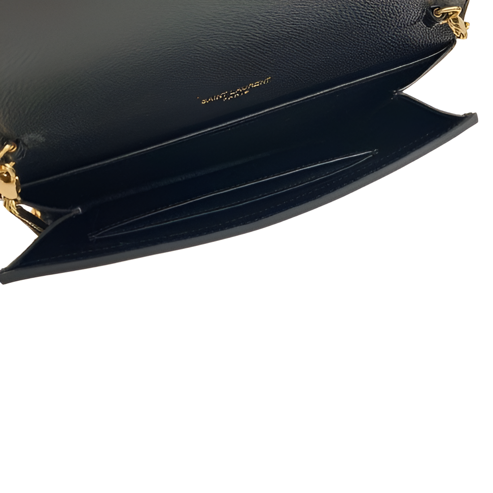 YSL Black Leather Chain Bag