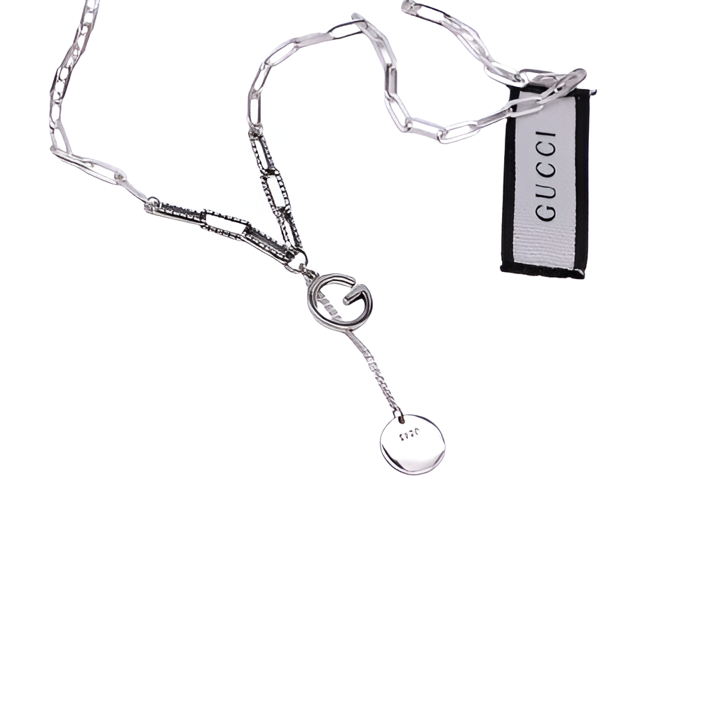 Gucci Silver Link Chain Necklace