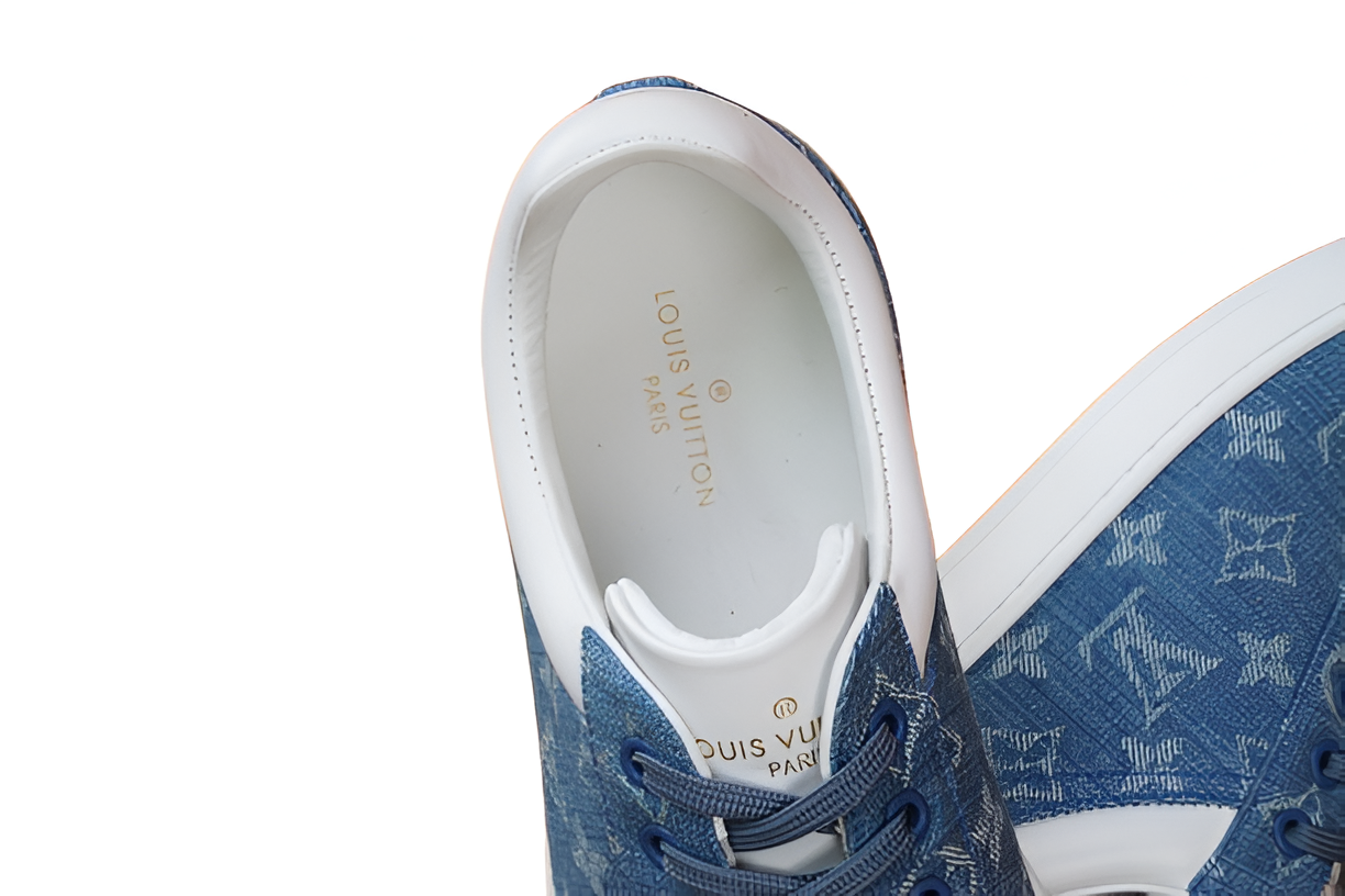 Louis Vuitton LV Denim Monogram Men's Sneakers
