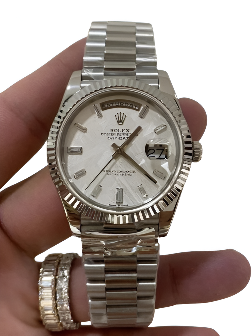 Rolex Day-Date White Gold Watch