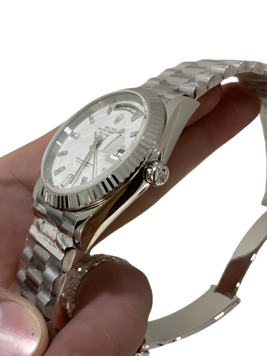 Rolex Day-Date White Gold Watch