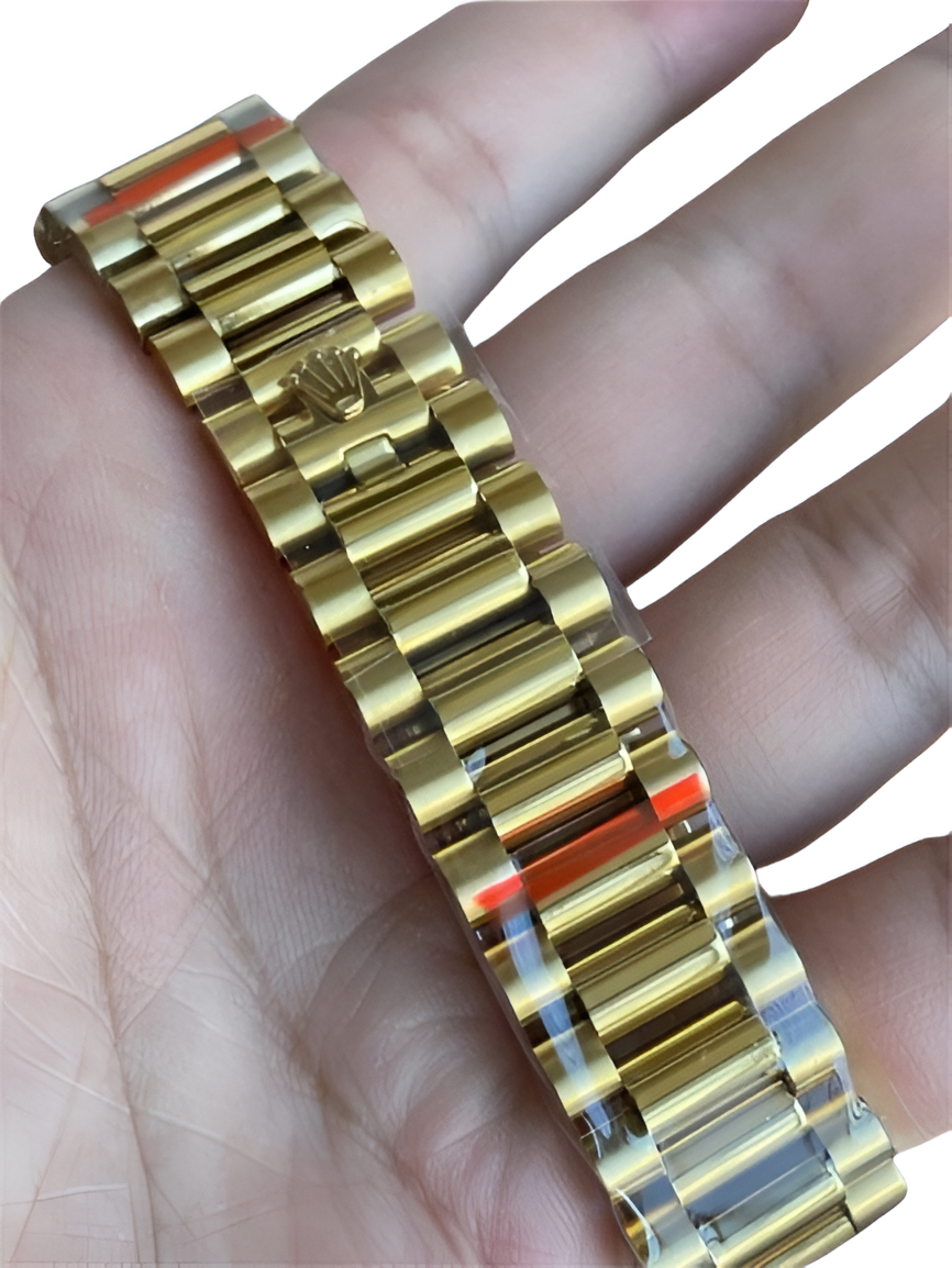 Rolex Day-Date Yellow Gold Turquoise Dial Watch