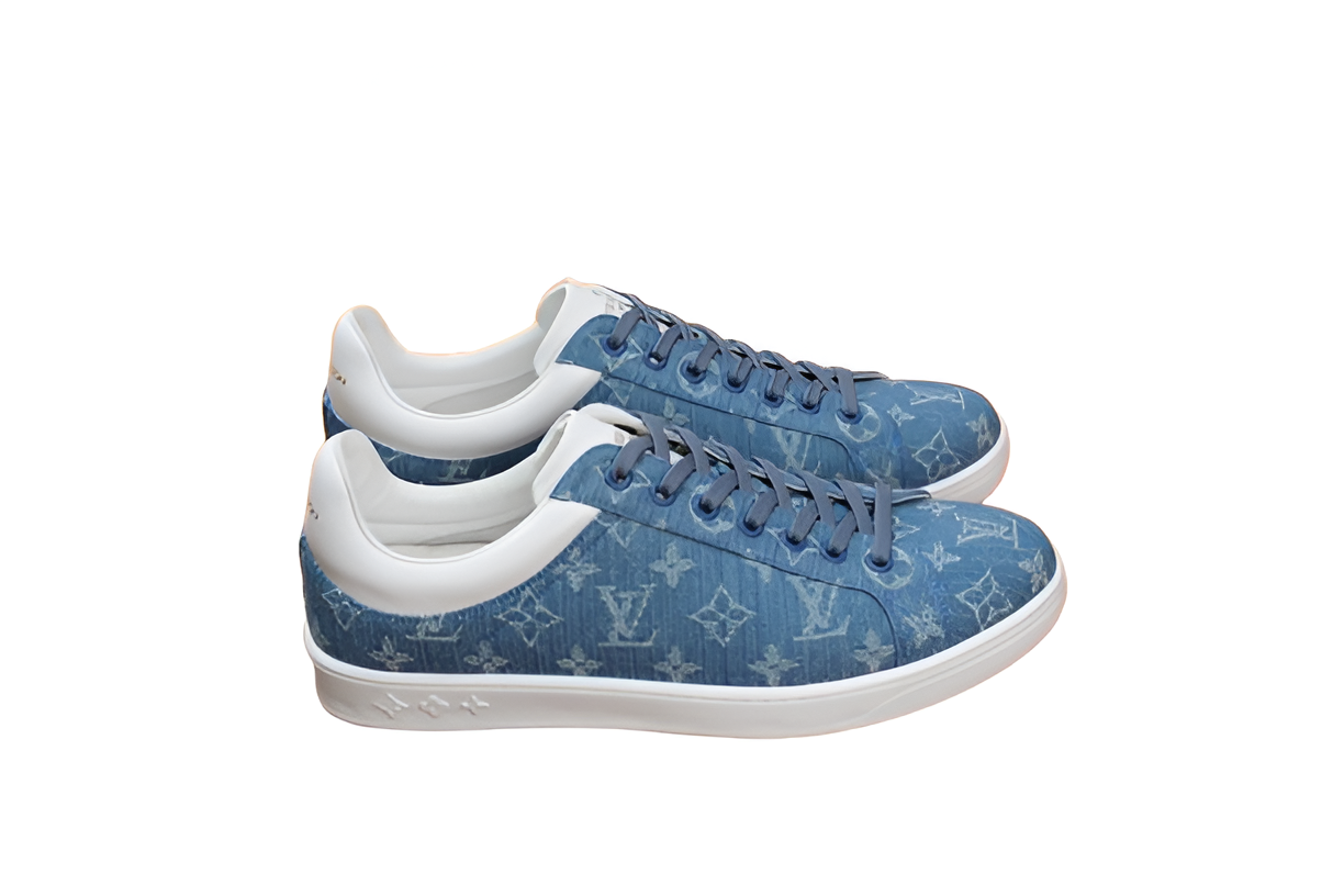 Louis Vuitton LV Denim Monogram Men's Sneakers