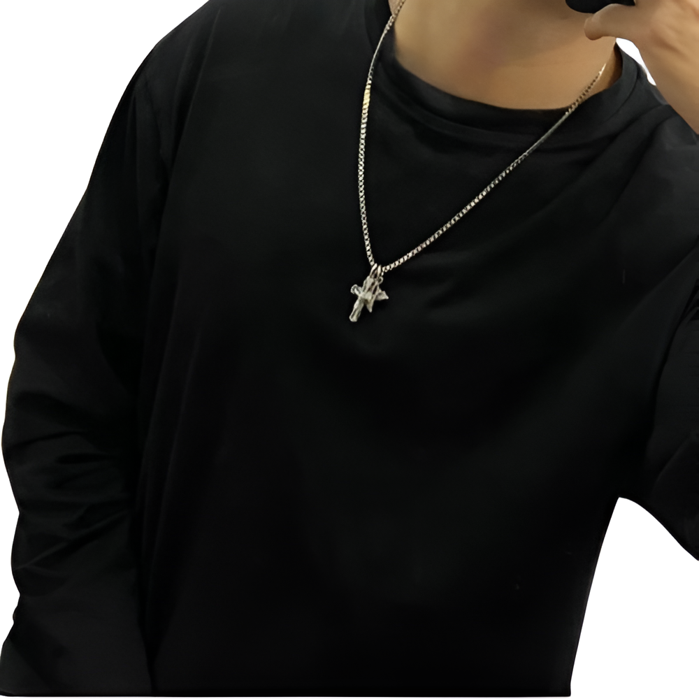 Louis Vuitton Cross Necklace for Men