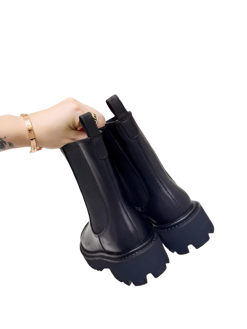 CHANEL Women's Classic Leather Boots