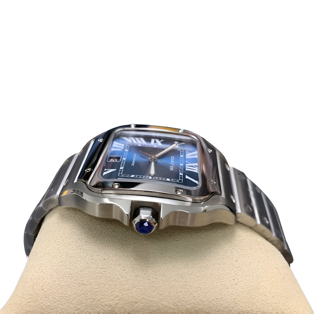 Cartier Santos Blue Dial